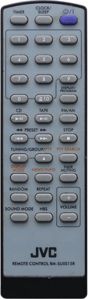 Пульт JVC RM-SUXS15R оригинальный