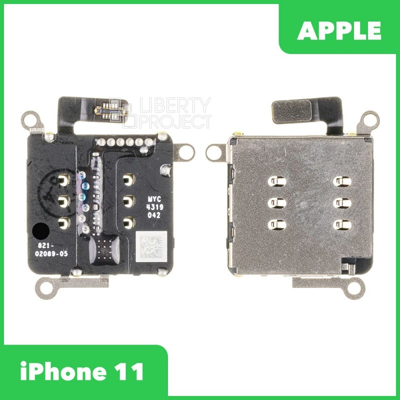 Шлейф/FLC iPhone 11 разъем sim
