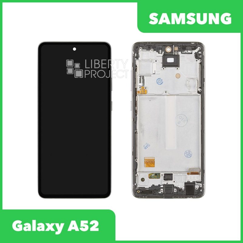 LCD дисплей для Samsung Galaxy A52 / A52s / A52 5G SM-A525 в сборе в рамке incell (черный)