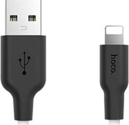 Кабель HOCO (6957531071365) X21 USB (m) - 8 Pin (m) 1.0m - белый/черный