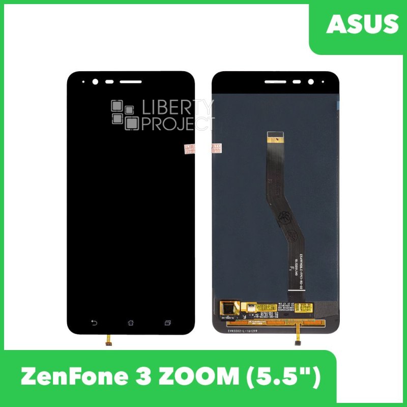 LCD дисплей для Asus ZenFone 3 ZOOM (ZE553KL) в сборе с тачскрином (черный) 100% OR
