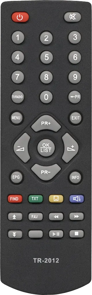 Пульт Huayu TR-2012 для DVB-T2 ресивера