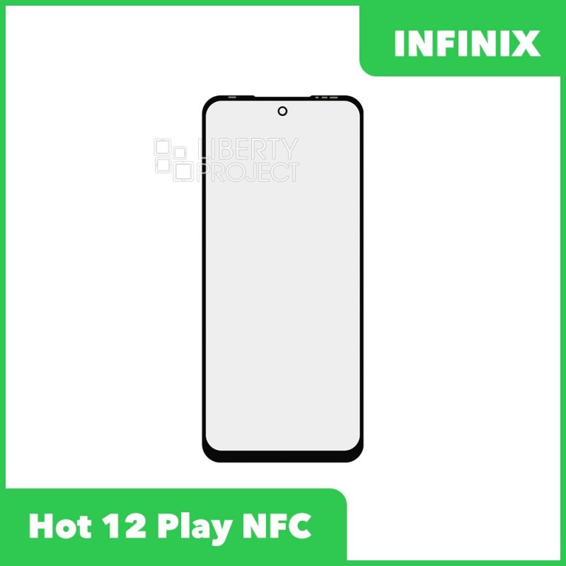 Стекло + OCA пленка для переклейки Tecno Pova 4/Neo 2/Neo 3/Infinix Hot 12/12 Play/Hot 20 4G/20 Play)