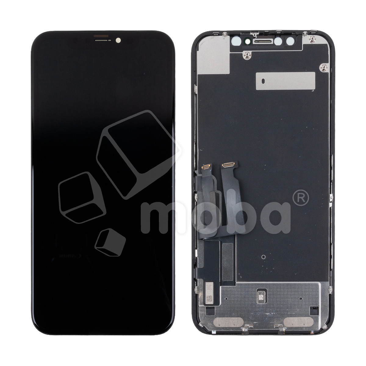 Дисплей для iPhone Xr (A2105) в сборе с тачскрином Черный - OR (Заменено стекло и тач)