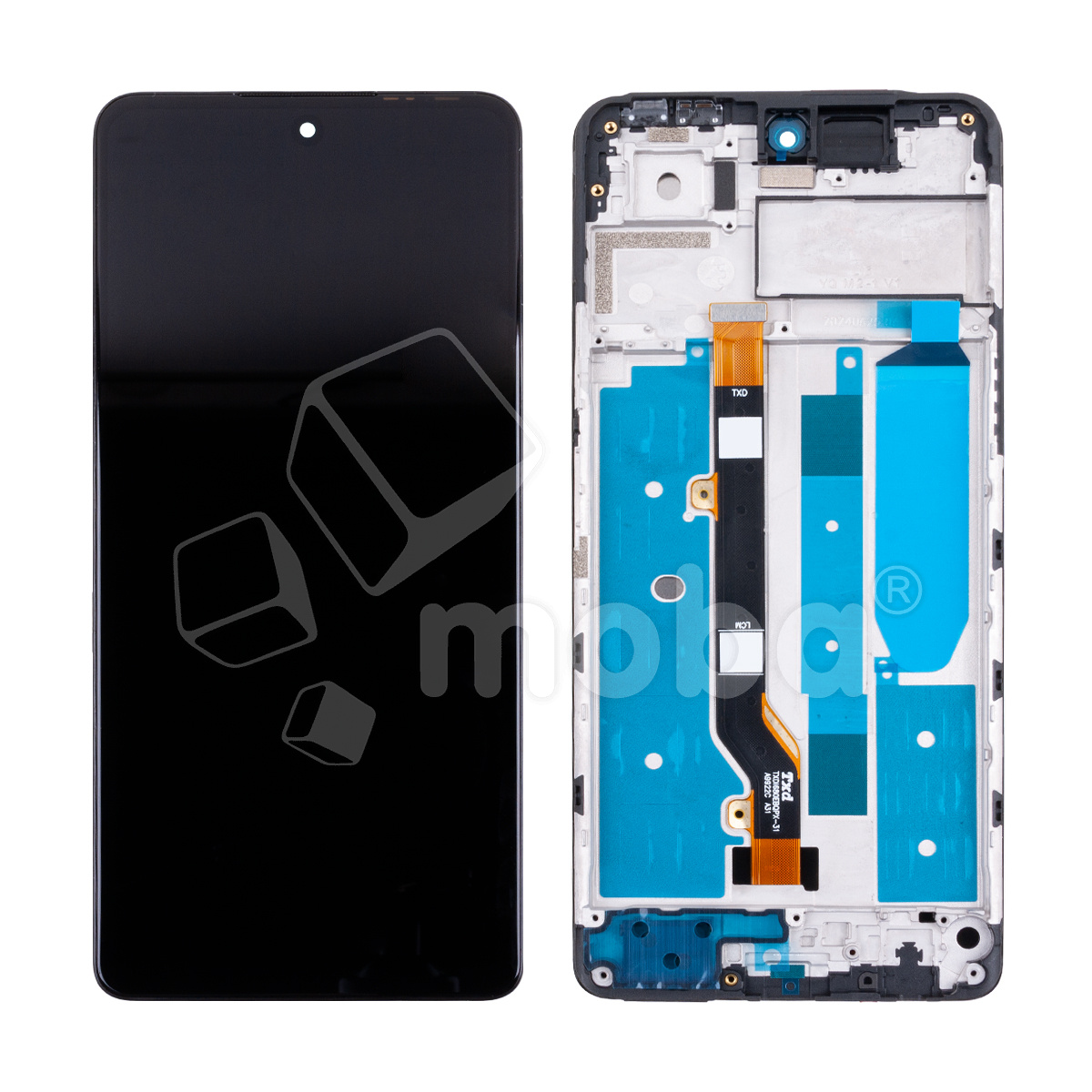 Дисплей для Tecno Pova 6 Neo (LI6) модуль с рамкой Черный - OR (Full HD, 300 Кд/м2, 120 Гц)