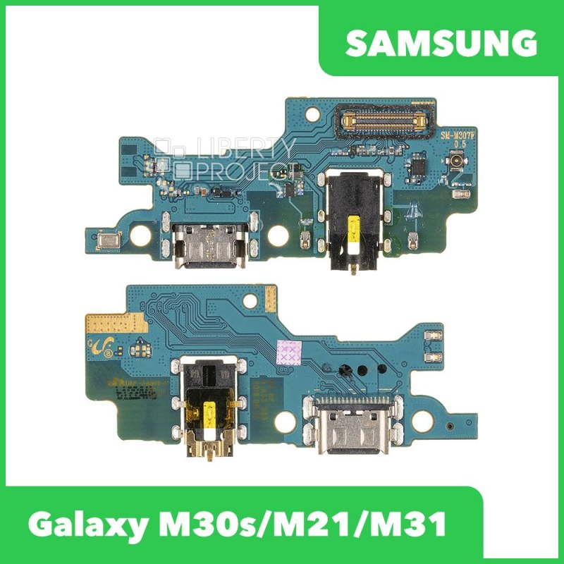Шлейф/FLC Samsung Galaxy M30s/M21/M31 (M307F/M215F/M315) на системный разъём/разъём гарнитуры, ориг