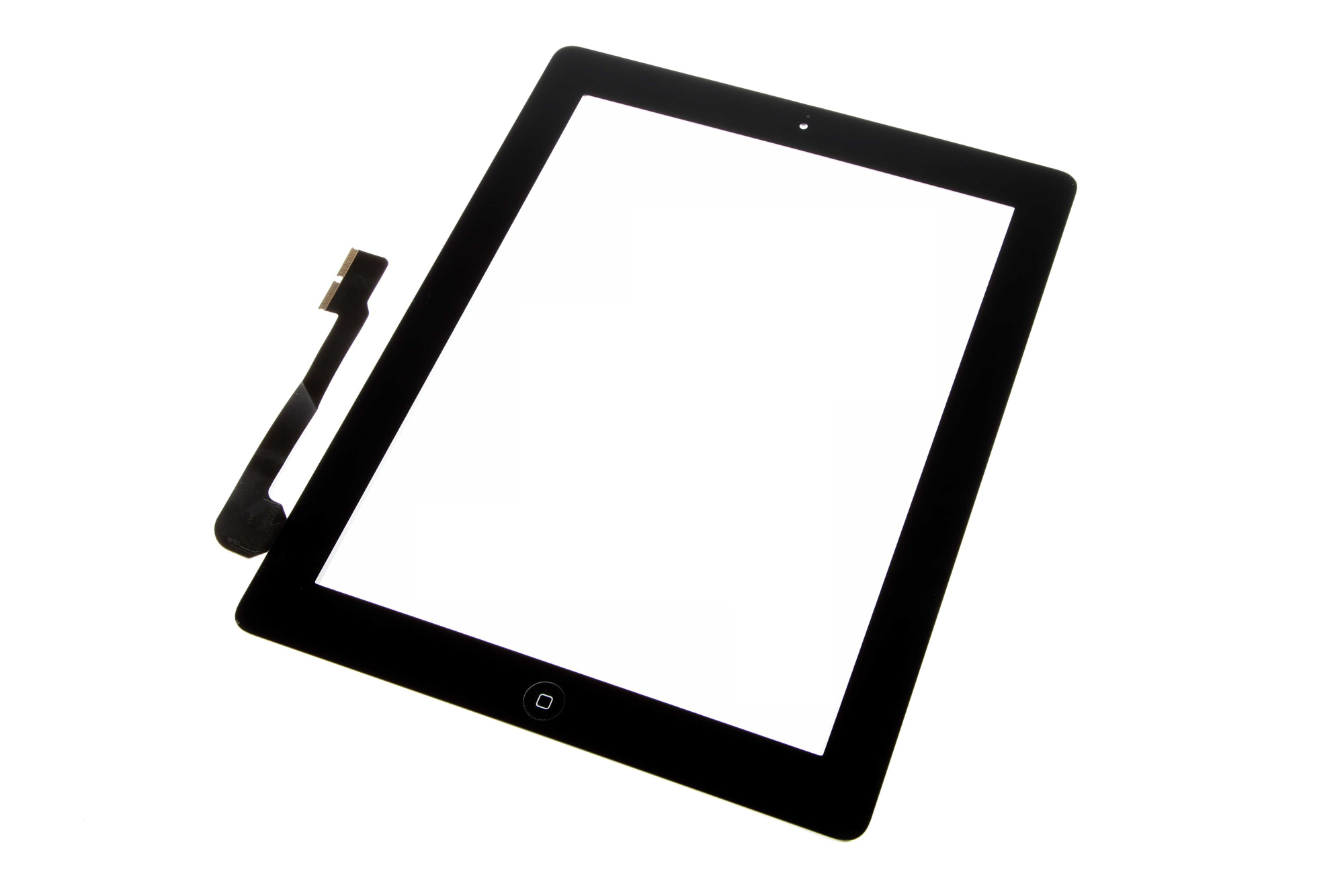 Тачскрин (сенсорное стекло) для iPad 3/4 черный (AAA)
