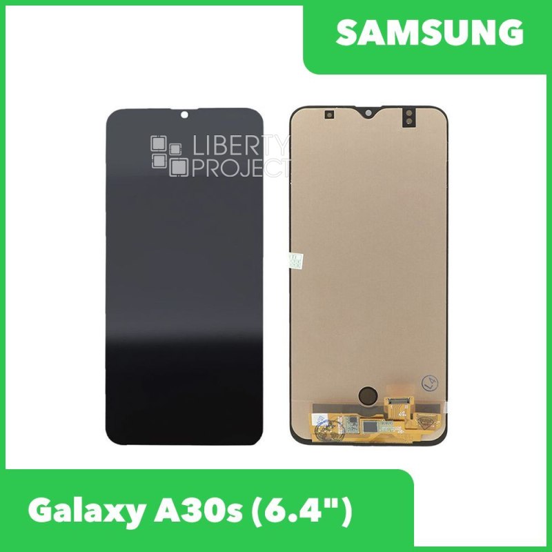 LCD дисплей для Samsung Galaxy A30s SM-A307 в сборе с тачскрином OLED (черный)