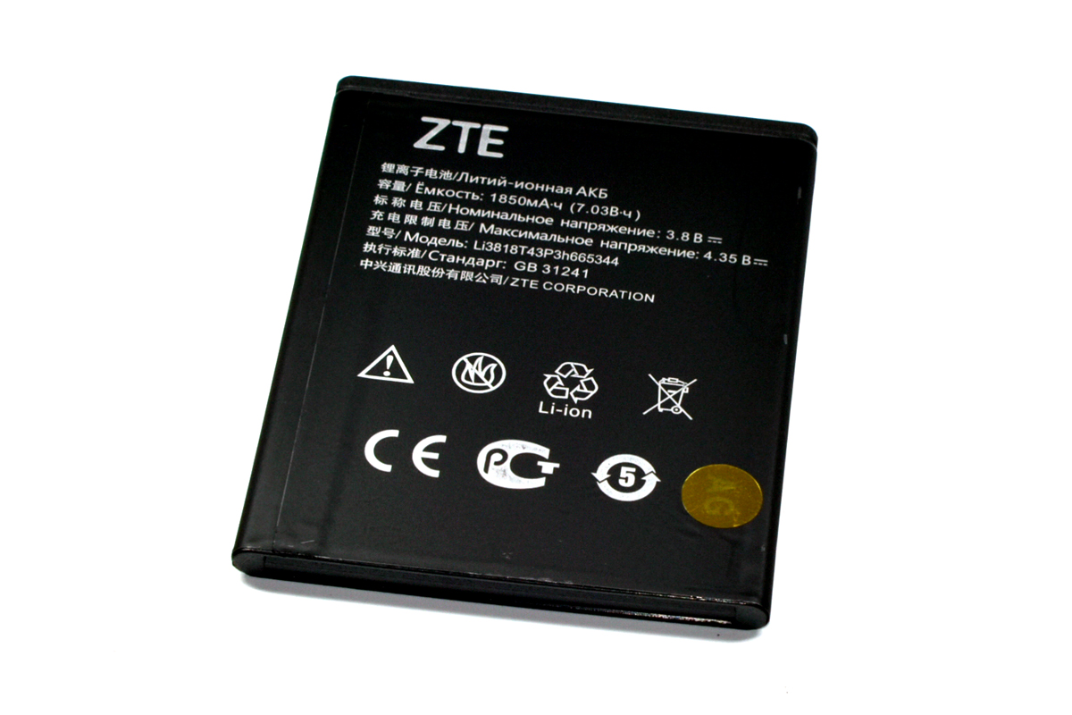 Аккумулятор для ZTE Li3818T43P3H665344 Blade GF3 1850 мАч батарея