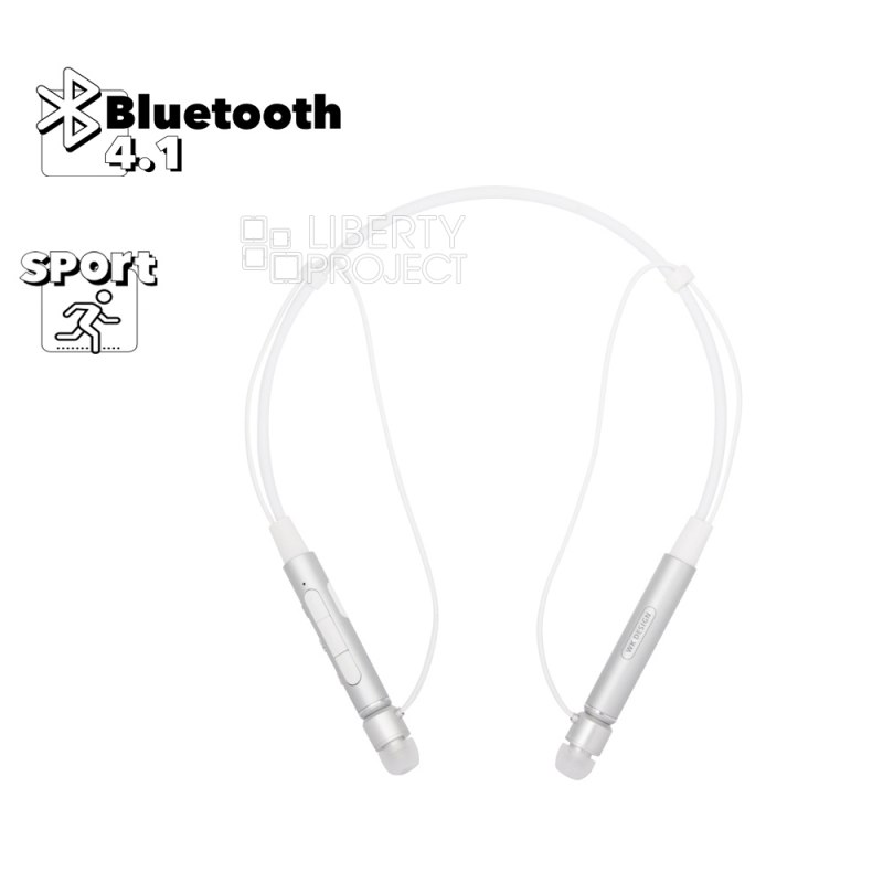 Bluetooth гарнитура WK BD550 BT 4.1, внутриканальная (белый)