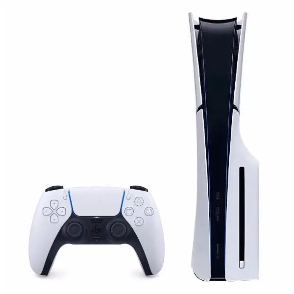 Стационарная Игровая приставка Sony PlayStation 5 Slim rev1 1Tb SSD с дисководом, без игр, белый (вилка EAC)