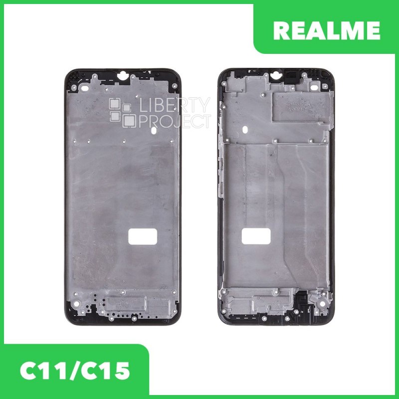 Рамка дисплея для Realme Realme C11/C15 (черный)