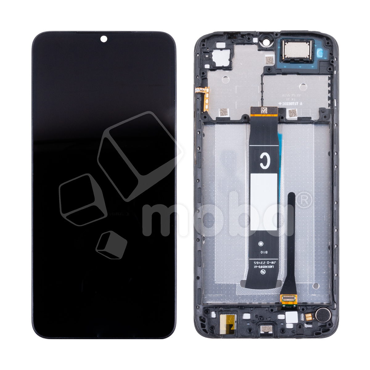 Дисплей для Xiaomi Redmi A2+ (23028RNCAG) модуль с рамкой Черный - OR (HD+, 300 Кд/м2, 60 Гц)