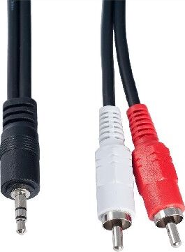 Аудиокабель PERFEO (J2005) JACK 3.5 мм вилка - 2XRCA вилка 5 м