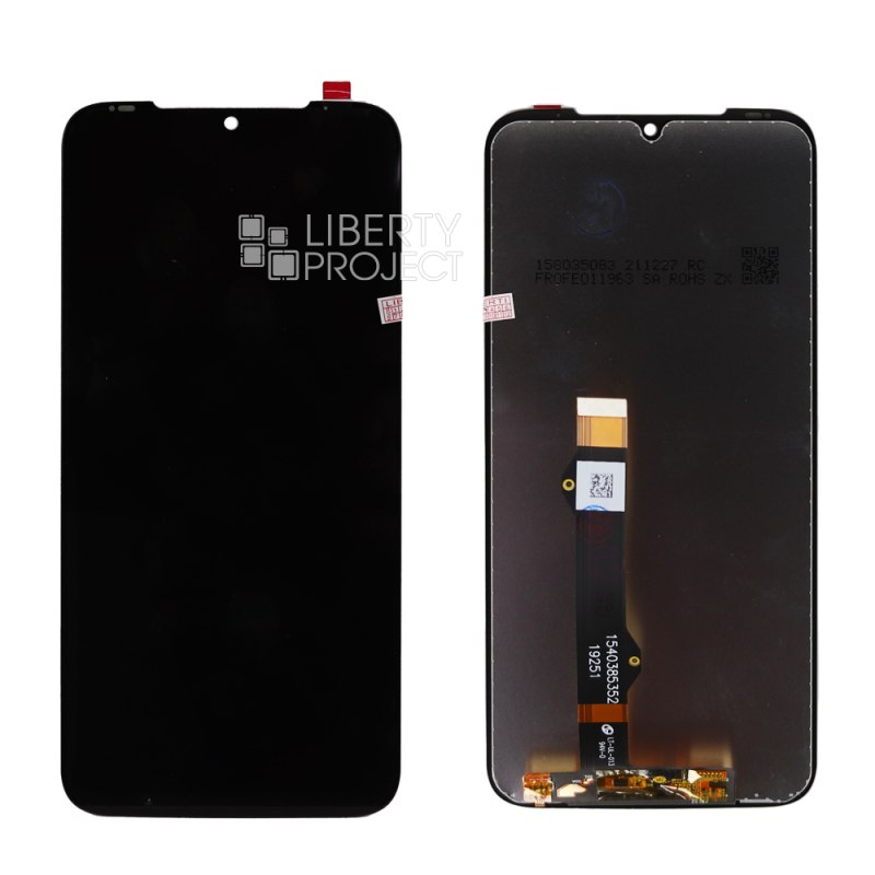 LCD дисплей для Motorola Moto G8 Plus в сборе с тачскрином, оригинал LCD (черный) Premium Quality