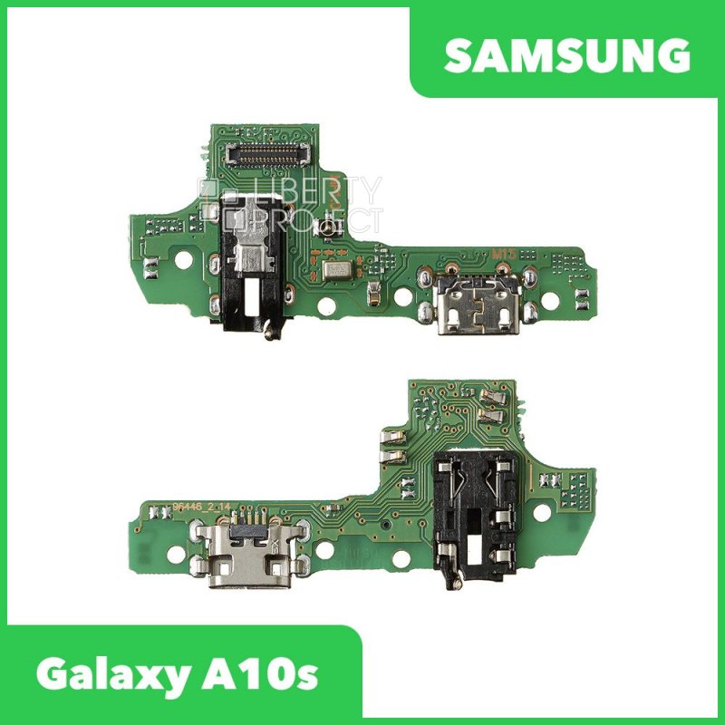 Шлейф/FLC Samsung Galaxy A10s SM-A107 на системный разъём/разъём гарнитуры/микрофон