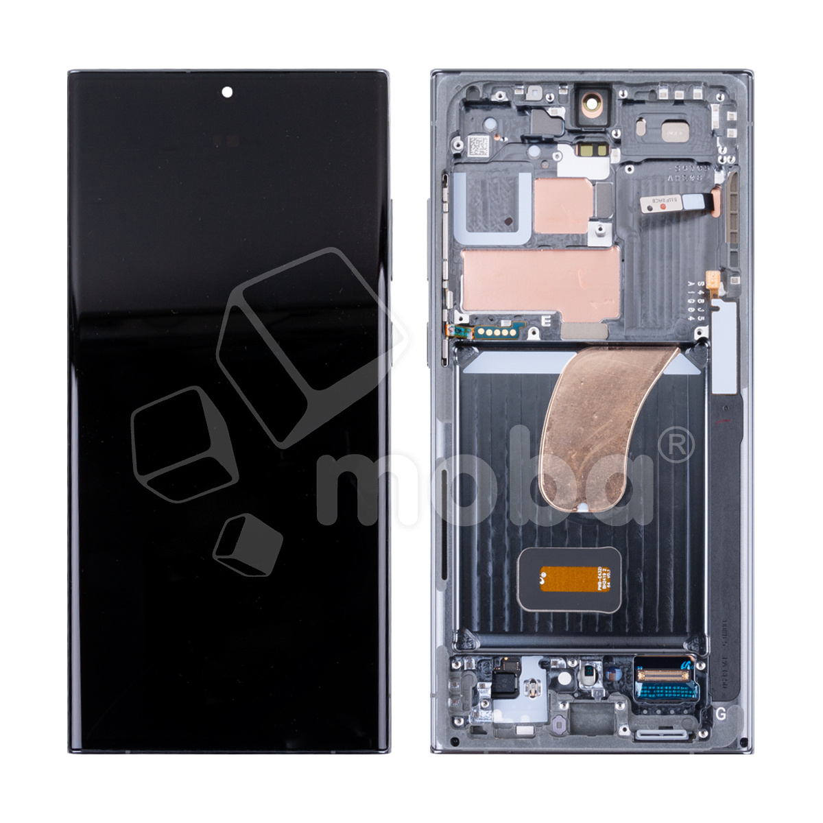 Дисплей для Samsung Galaxy S23 Ultra (S918B) модуль с рамкой Зеленый - OR (SP)