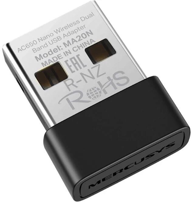 Сетевой адаптер MERCUSYS MA20N AC650