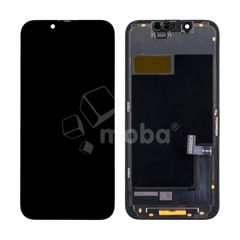 Дисплей для iPhone 13 mini (A2630) в сборе с тачскрином Черный - (Hard OLED, HD+) Стандарт
