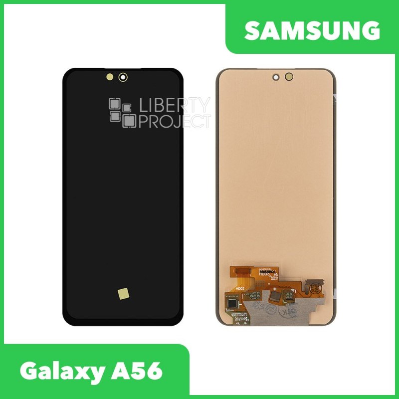 LCD дисплей для Samsung Galaxy A56 SM-A566 в сборе с тачскрином OLED (черный)