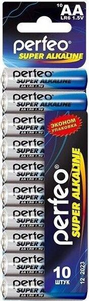 Элементы питания PERFEO LR6/10BL SUPER ALKALINE (120)
