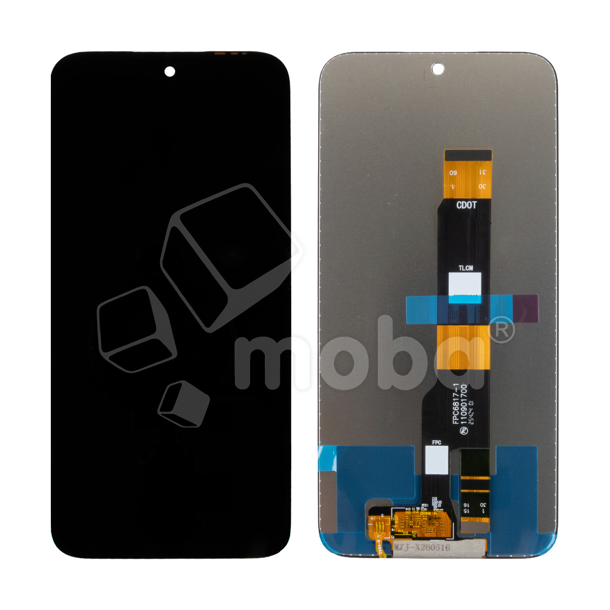 Дисплей для Tecno Spark 50 4G (KN4n) в сборе с тачскрином Черный - OR