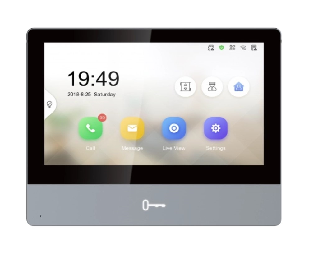 F-VI-3545ISWE1 7“ IP видеодомофон с WI-FI