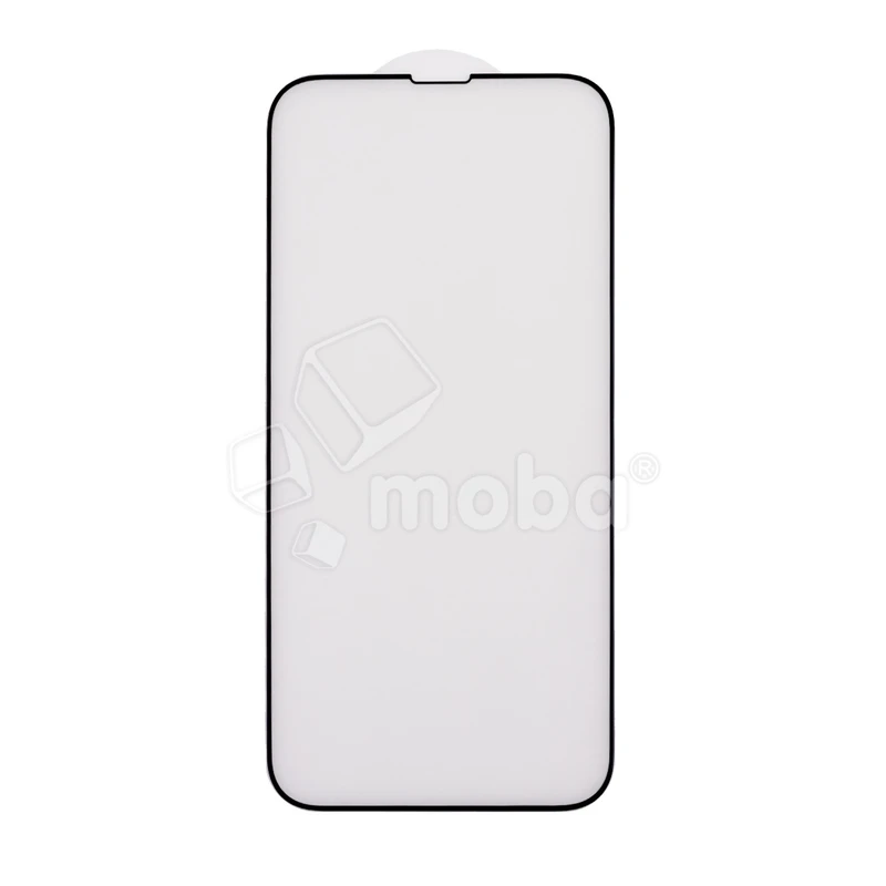Защитное стекло "Матовое" для iPhone 13 Pro Max/14 Plus Черный (Закалённое, полное покрытие)