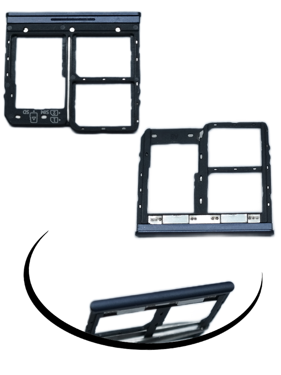 SIM лоток (Держатель сим карты) для Asus ZB570TC черный