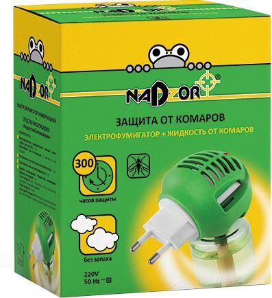 NADZOR Комплект от комаров (Электрофумигатор+жидкость 30 мл), IKL 001H