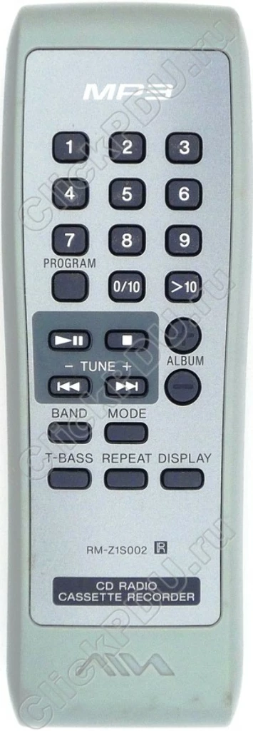 Пульт Aiwa RM-Z1S002 к муз. центру 1 диск оригинальный