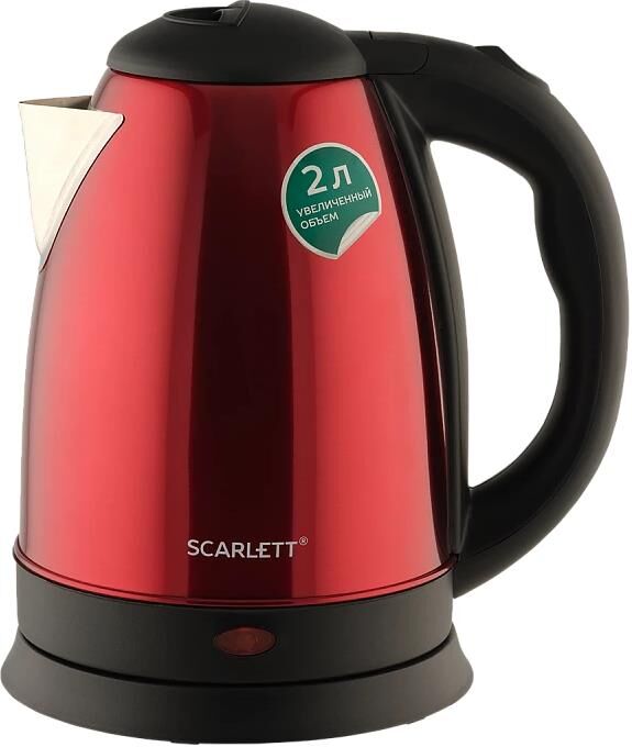 Чайник электрический SCARLETT SC-EK21S76 красный 2л