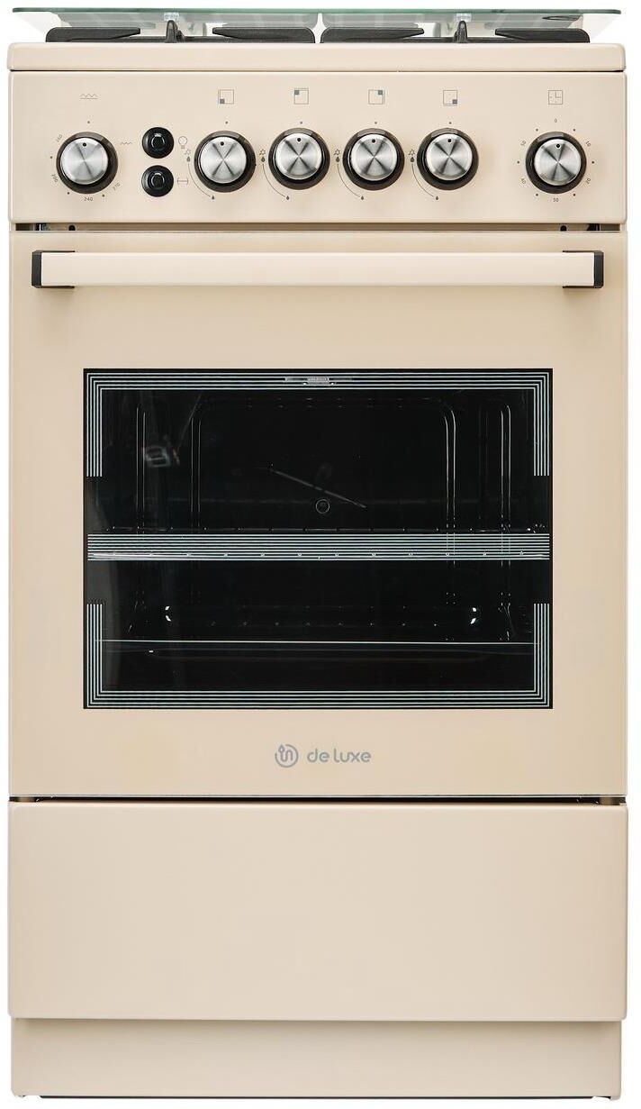Плита газовая DE LUXE 5040.40г (кр) ЧР-016