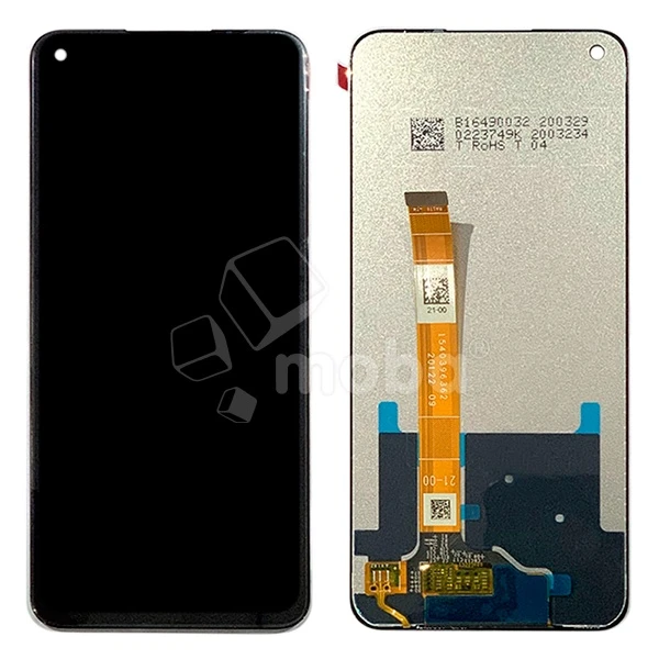 Дисплей для Realme 6/Narzo 30 4G (RMX2001) в сборе с тачскрином Черный - Оптима