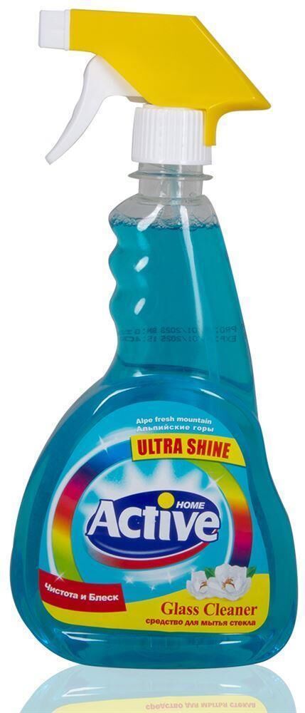 ACTIVE Средство для очистки стекол и зеркал Ultra Shine 500 мл (511201048)
