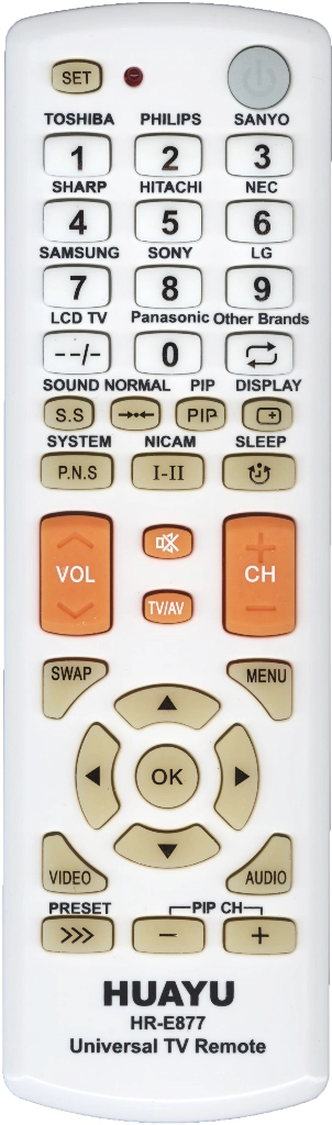 Универсальный пульт Huayu HR-E877 ORANGE