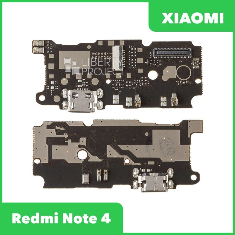 Шлейф/FLC Xiaomi Redmi Note 4 на системный разъём/микрофон