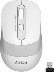 Мышь A4TECH FStyler FG10 белый/серый оптическая (2000dpi) беспроводная USB