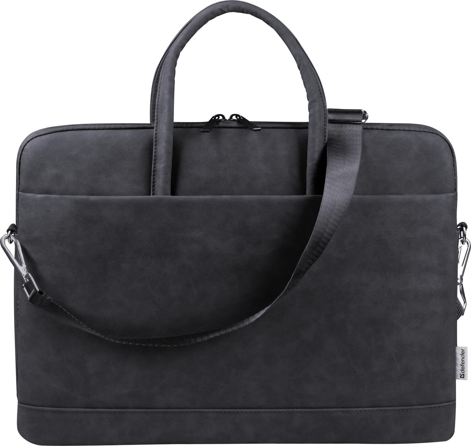 Сумка DEFENDER (26130) Trendy 15-16" PU кожа, черный