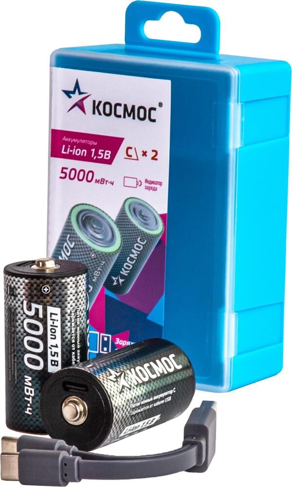 Аккумулятор КОСМОС KOCR14Li5000mWh2B черный