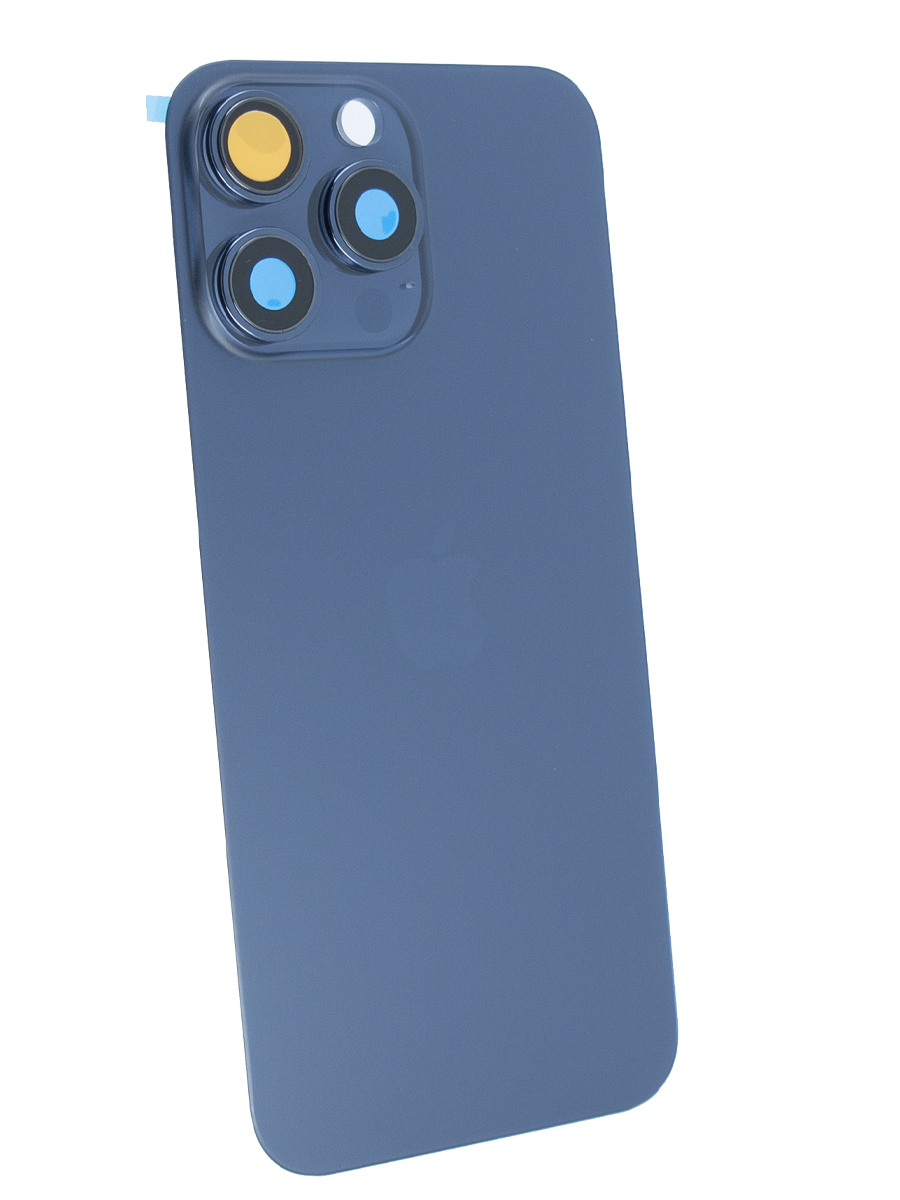 Задняя крышка для iPhone 15 Pro Max в сборе синий