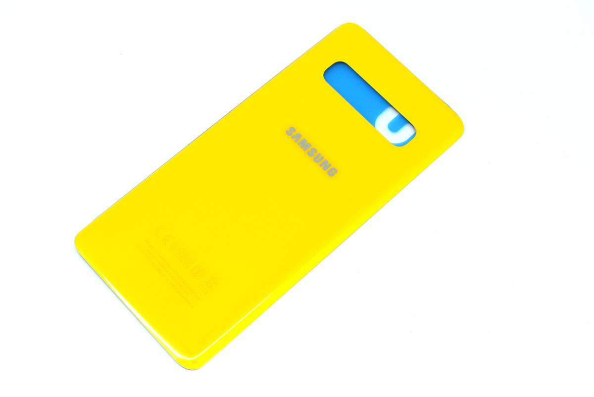 Задняя крышка для Samsung Galaxy S10 SM-G973F желтый