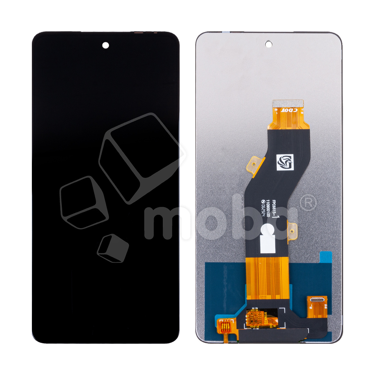 Дисплей для Itel P55 4G (A666LN) в сборе с тачскрином Черный - OR