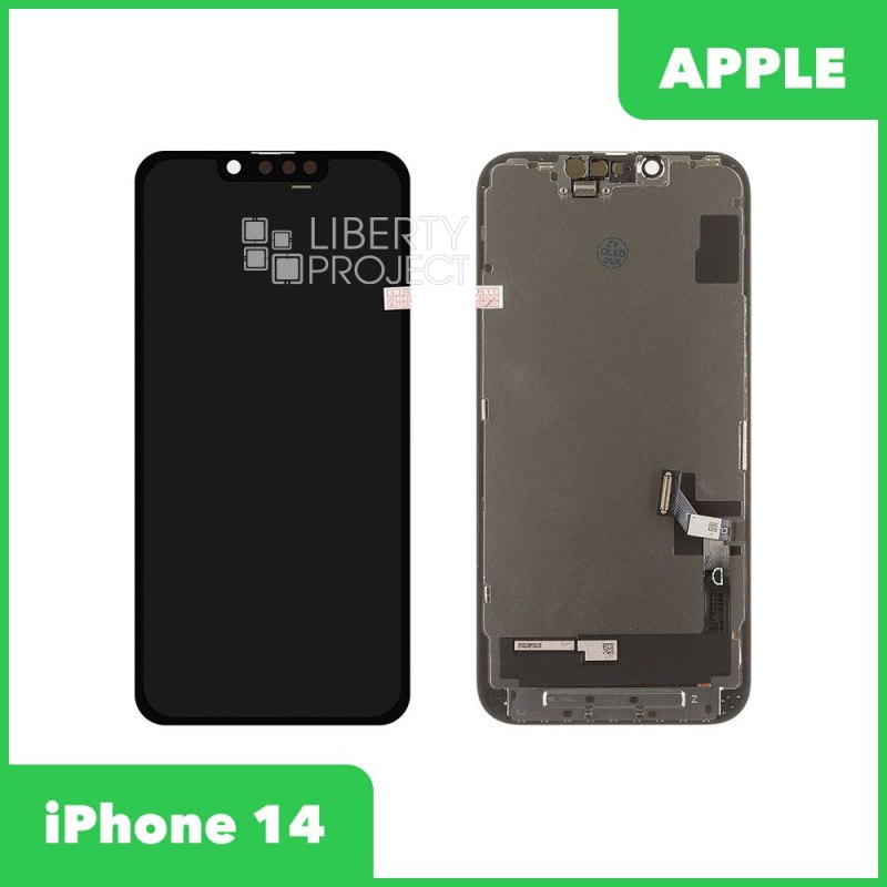 LCD дисплей для Apple iPhone 14 (черный) матрица ZY OLED (привязка без пайки)