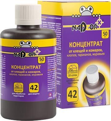 NADZOR Концентрат универсальный от всех насекомых, 50 мл, DIH00789