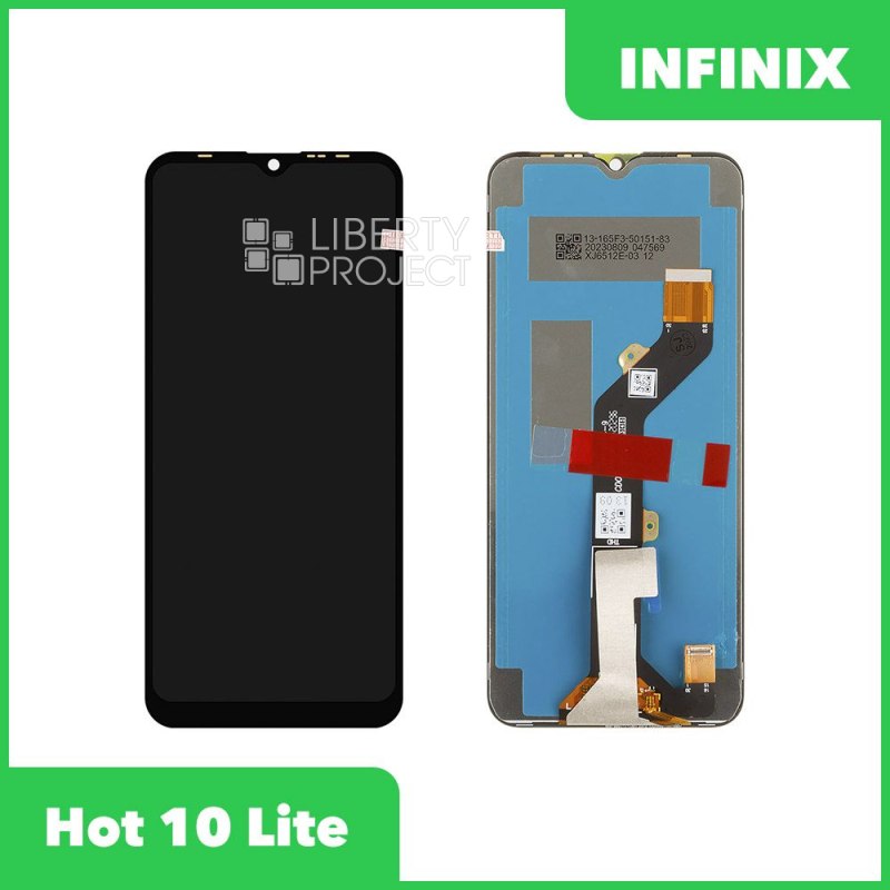 LCD дисплей для Infinix Hot 10 Lite (X657B) в сборе с тачскрином (черный) OR LCD