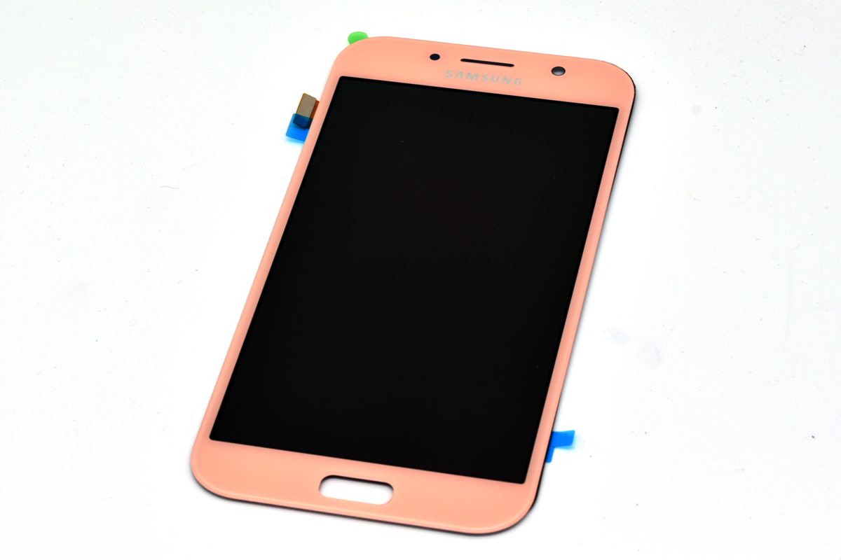 Дисплей для Samsung Galaxy A7 2017 A720 OLED розовый