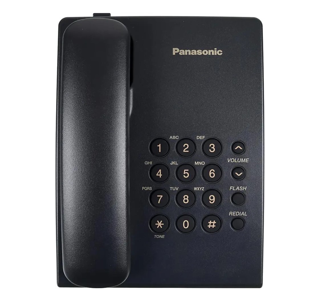 Проводной телефон Panasonic KX-TS2350RUB (черный)