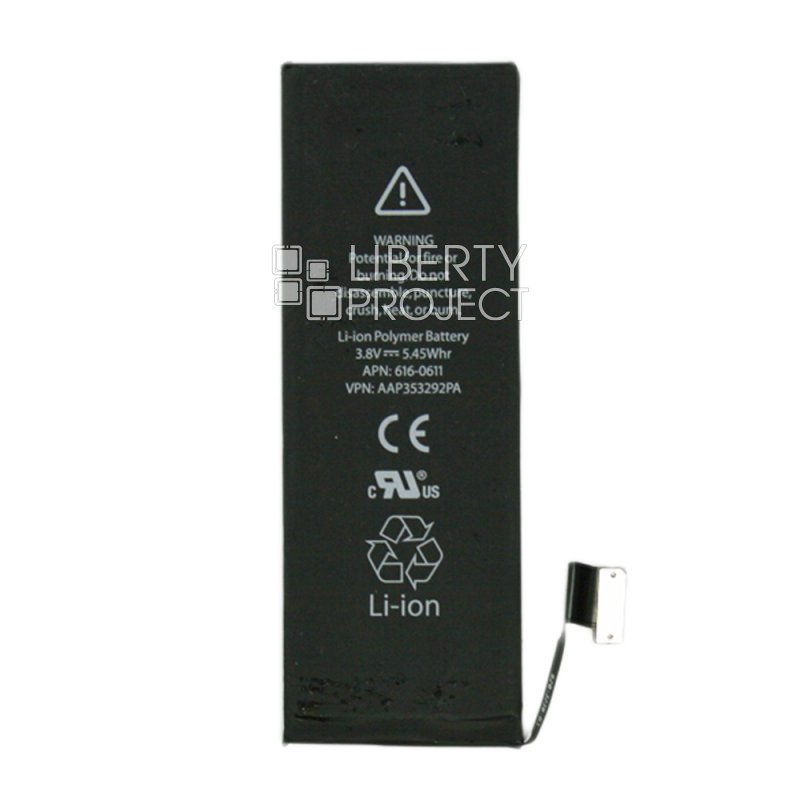 Аккумулятор (АКБ) для iPhone 5S Li1560 mAh (OEM)