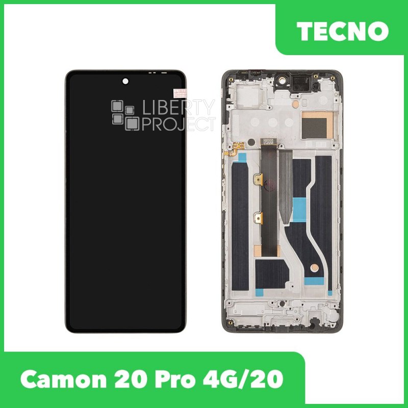 LCD дисплей для Tecno Camon 20 Pro 4G/20 (CK7n/CK6n) с тачскрином в рамке Incell (черный)